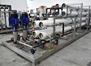 Osmosi inversa doppio stadio da 20 mc/h. Two stage reverse osmosis 20 mc/h.